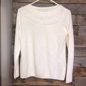white croft & barrow sweater